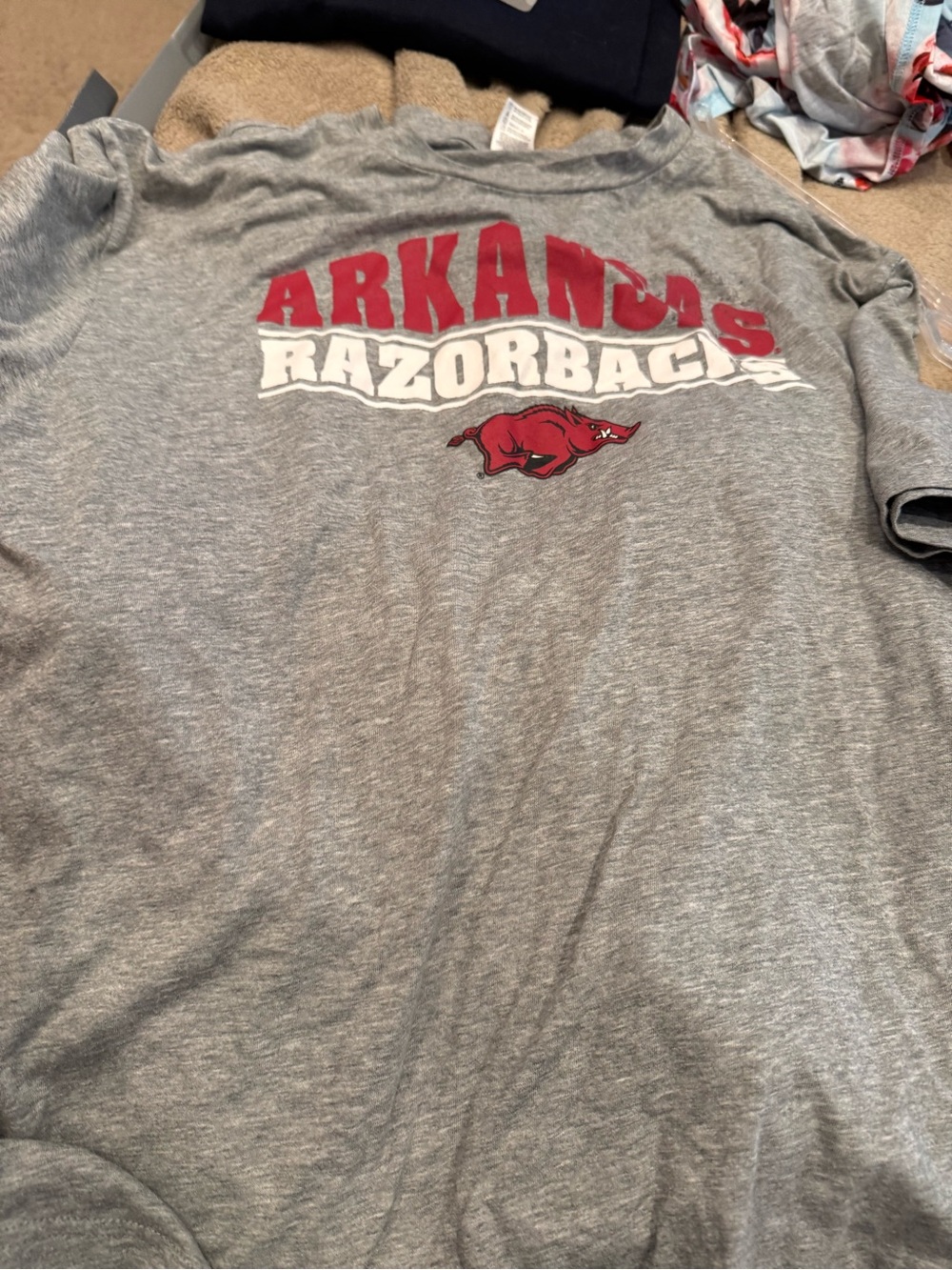 Arkansas razorback tee
